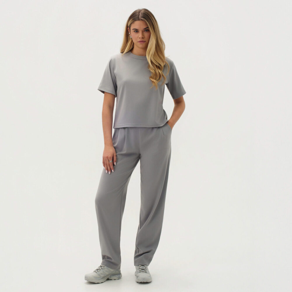 momo spodnie dove grey