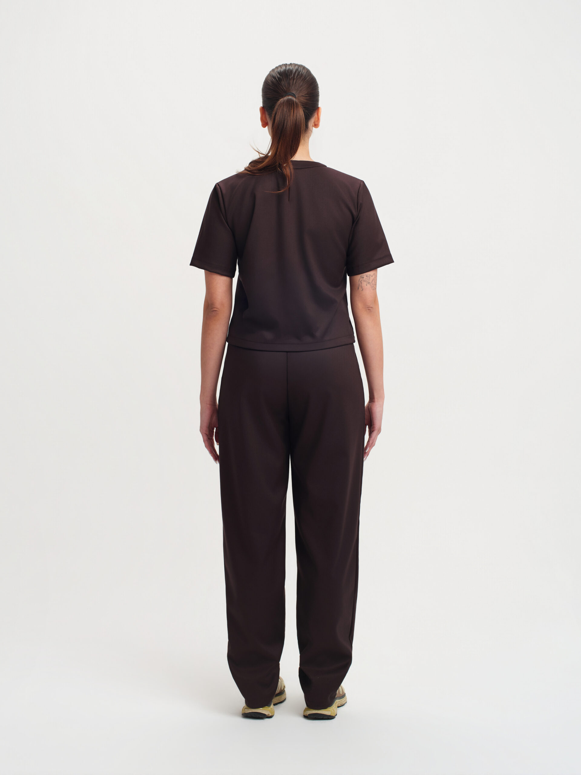 momo spodnie dark brown - obrazek 3