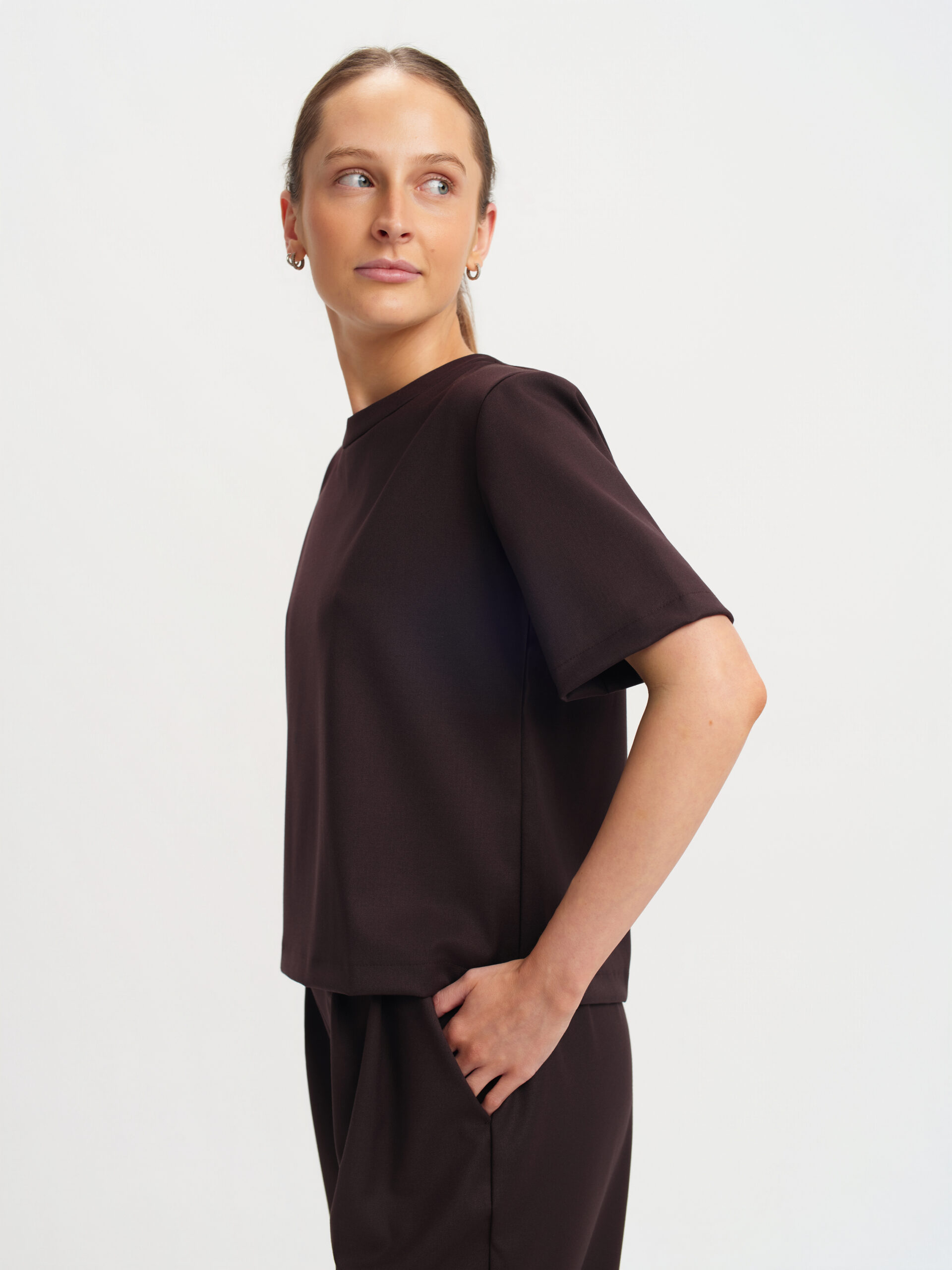 momo top dark brown - obrazek 4